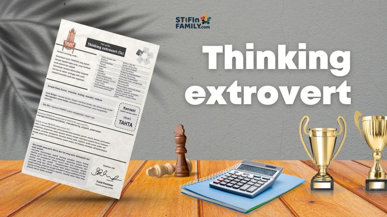 Hasil Tes STIFIn Thinking ekstrovert