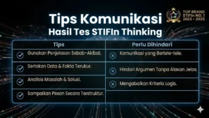 Tips Komunikasi Hasil Tes STIFIn Thinking