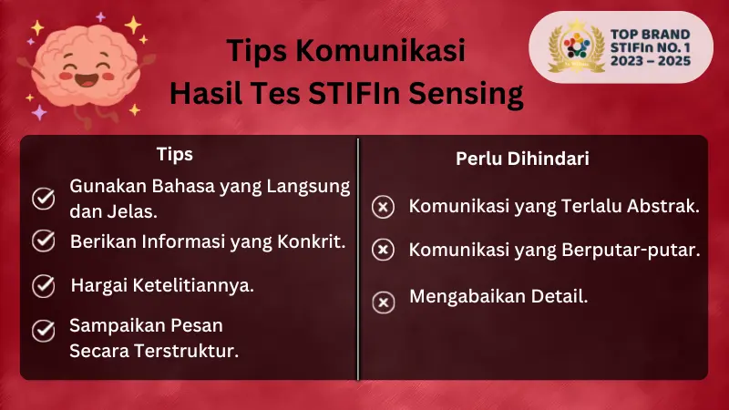 Tips Komunikasi Hasil Tes STIFIn Sensing